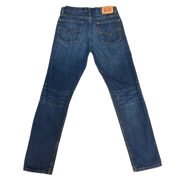 Levi's 502 Jeans Size 16 Regular Taper Size - Tag 28x28 Actual 29X31 Boys or Men - Picture 2 of 12